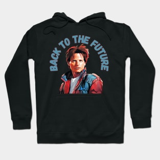 Michael J Fox - goes Back to the Future Hoodie